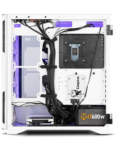 Nox Hummer Nexus Cristal Templado USB 3.0 Blanca