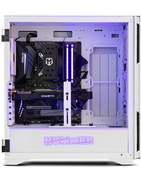 Nox Hummer Nexus Cristal Templado USB 3.0 Blanca