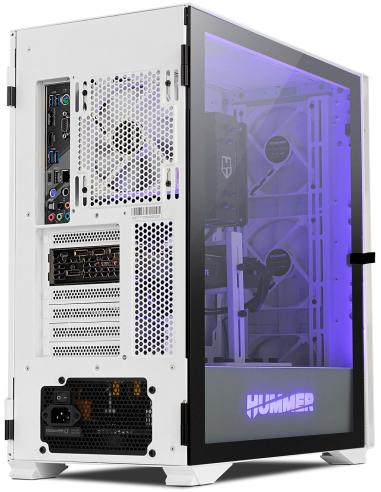 Nox Hummer Nexus Cristal Templado USB 3.0 Blanca