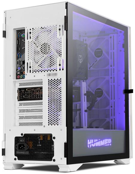 Nox Hummer Nexus Cristal Templado USB 3.0 Blanca