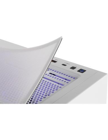 Nox Hummer Nexus Cristal Templado USB 3.0 Blanca