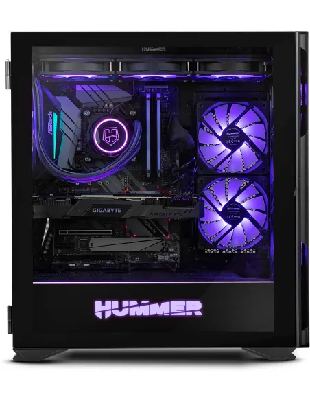 Nox Hummer Nexus Cristal Templado USB 3.0 Negra