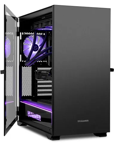 Nox Hummer Nexus Cristal Templado USB 3.0 Negra