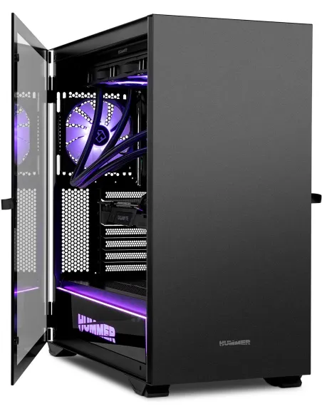 Nox Hummer Nexus Cristal Templado USB 3.0 Negra