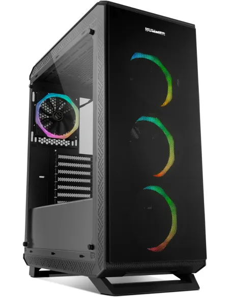 Nox Hummer TGF Cristal Templado USB 3.0 aRGB