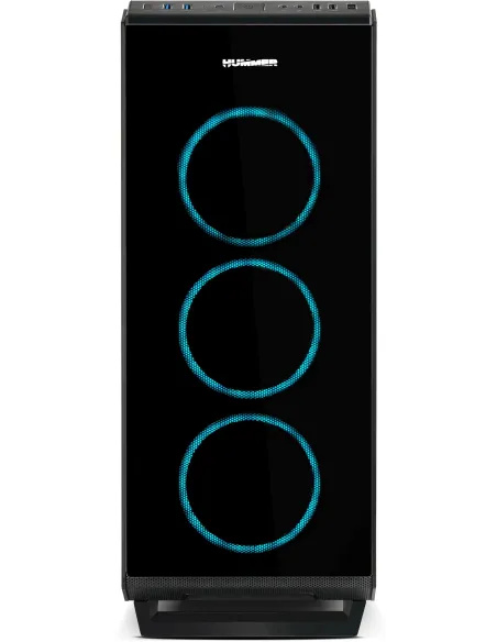 Nox Hummer TGF Cristal Templado USB 3.0 aRGB