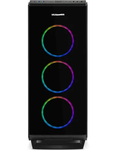 Nox Hummer TGF Cristal Templado USB 3.0 aRGB