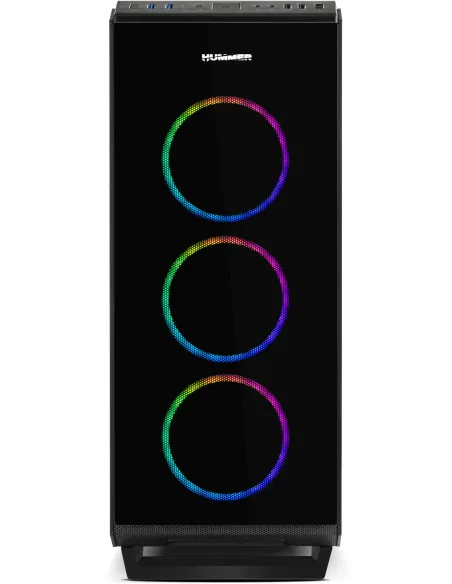 Nox Hummer TGF Cristal Templado USB 3.0 aRGB