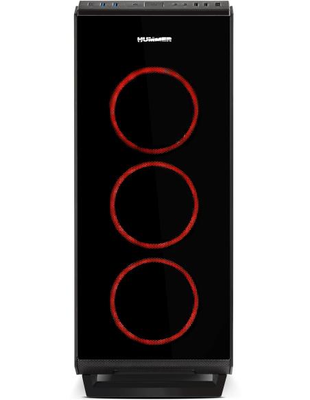 Nox Hummer TGF Cristal Templado USB 3.0 aRGB