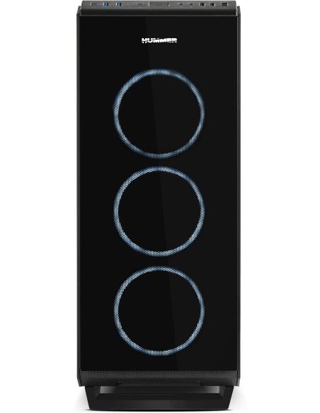 Nox Hummer TGF Cristal Templado USB 3.0 aRGB