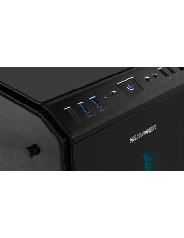 Nox Hummer TGF Cristal Templado USB 3.0 aRGB