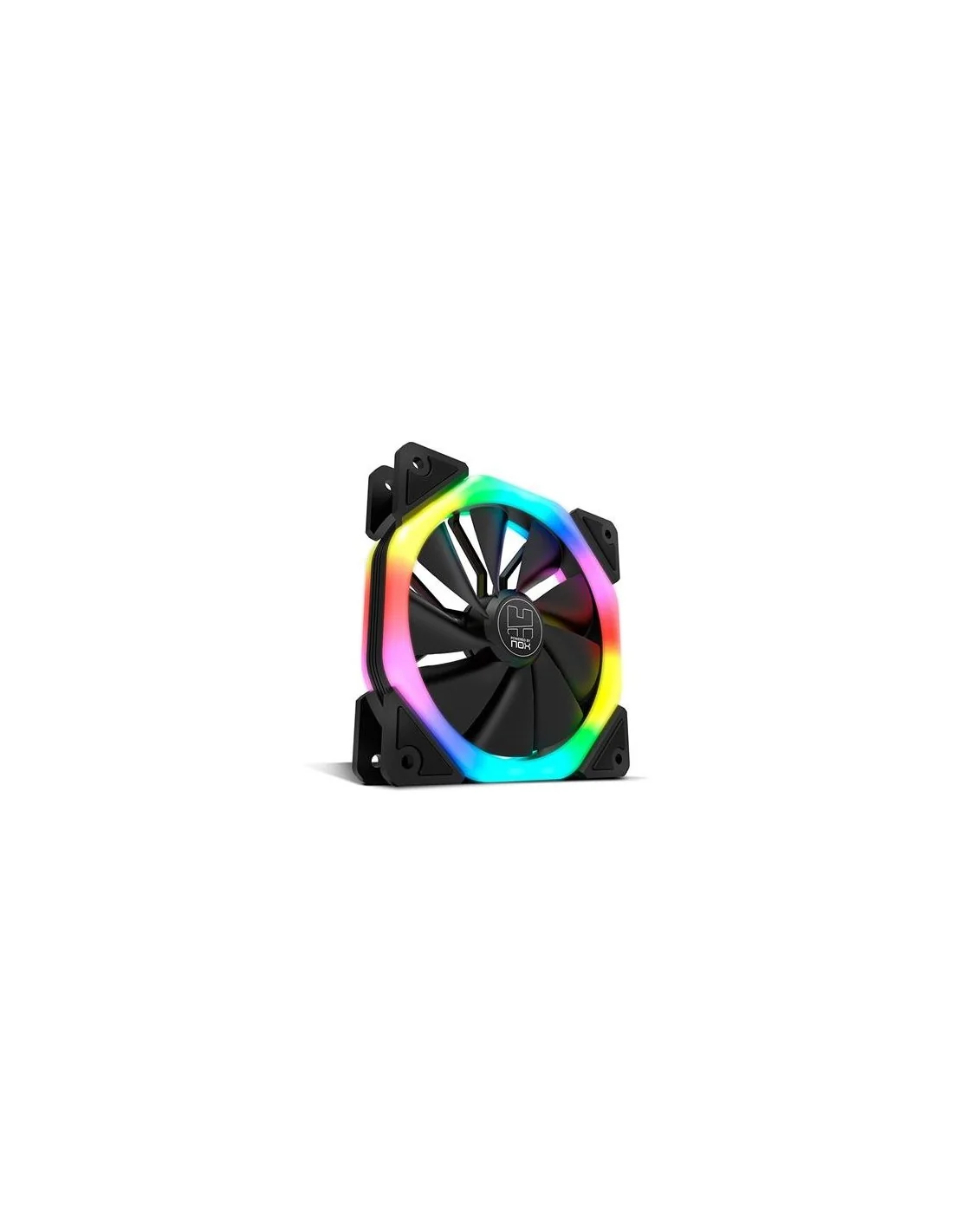 Nox D-Fan Dual Ring Rainbow Ventilador RGB