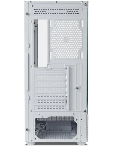 Nox Hummer Vision Midi Tower Cristal Templado USB 3.0 Blanca