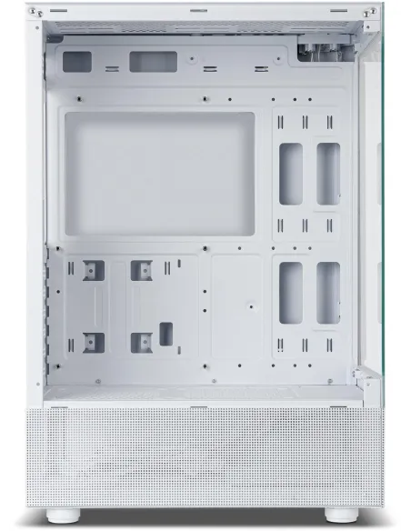 Nox Hummer Vision Midi Tower Cristal Templado USB 3.0 Blanca