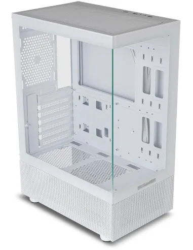 Nox Hummer Vision Midi Tower Cristal Templado USB 3.0 Blanco