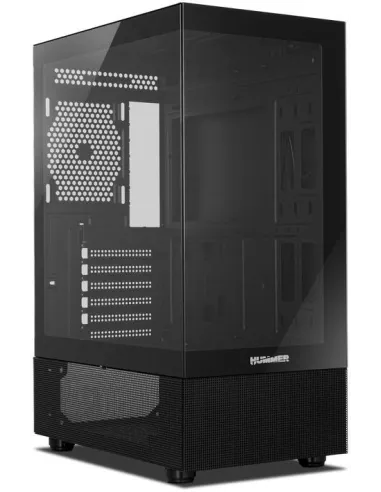 Nox Hummer Vision Midi Tower Cristal Templado USB 3.0 Negra