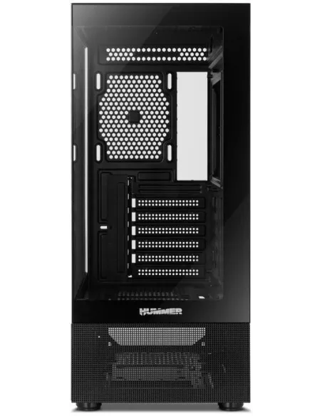 Nox Hummer Vision Midi Tower Cristal Templado USB 3.0 Negra