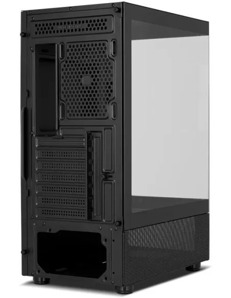 Nox Hummer Vision Midi Tower Cristal Templado USB 3.0 Negra