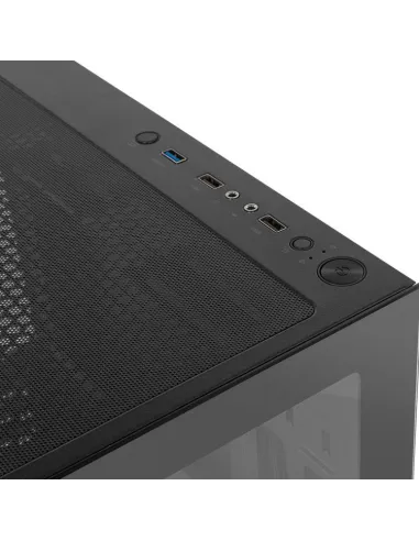 Nox Hummer Vision Midi Tower Cristal Templado USB 3.0 Negra