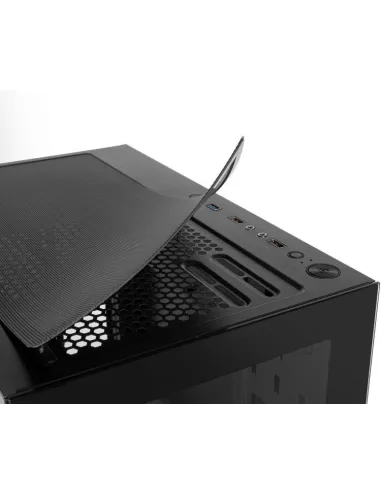 Nox Hummer Vision Midi Tower Cristal Templado USB 3.0 Negra
