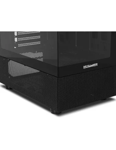 Nox Hummer Vision Midi Tower Cristal Templado USB 3.0 Negra