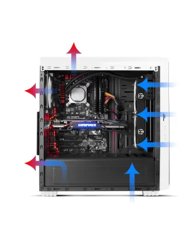 Nox Hummer ZS Blanca Zero Edition USB 3.0 Blanca