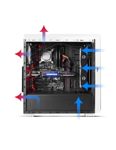 Nox Hummer ZS Blanca Zero Edition USB 3.0 Blanca