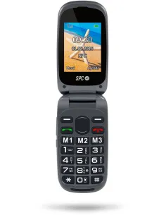 SPC Harmony Dual Sim Negro Teléfono Libre para Personas Mayores-NTETMM0013