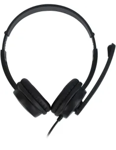 NGS VOX505USB Auriculares USB con Micrófono Negros-MULT51130