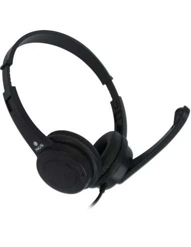 NGS VOX505USB Auriculares USB con Micrófono Negros