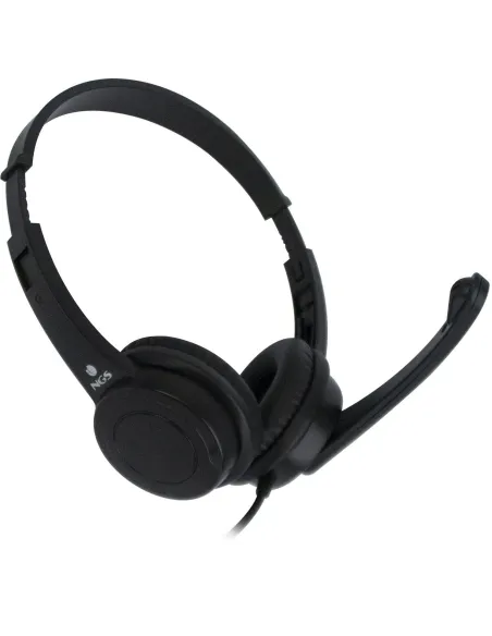 NGS VOX505USB Auriculares USB con Micrófono Negros