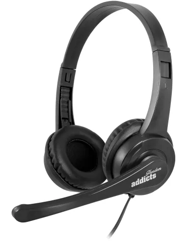 NGS VOX505USB Auriculares USB con micrófono negros