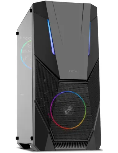 Nox Infinity Delta USB 3.0 con Ventana Negro aRGB