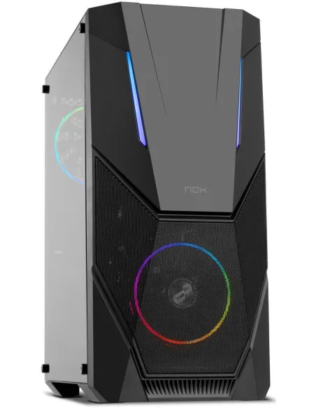 Nox Infinity Delta USB 3.0 con Ventana Negro aRGB