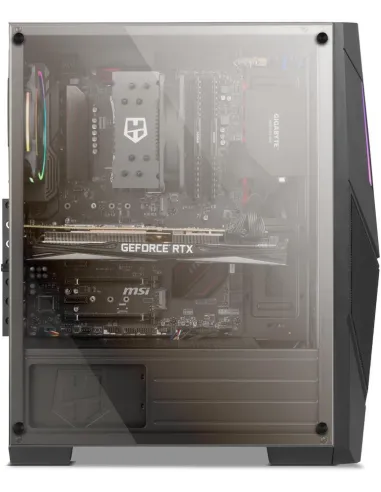 Nox Infinity Delta USB 3.0 con Ventana Negro aRGB