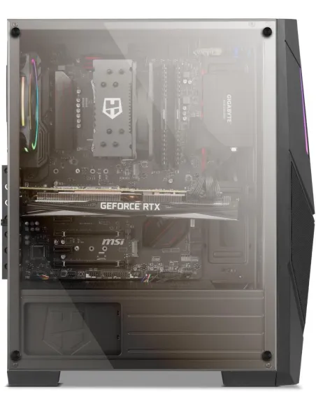 Nox Infinity Delta USB 3.0 con Ventana Negro aRGB