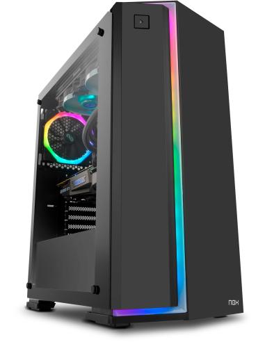 Nox Infinity Neon USB 3.0 Cristal Templado ARGB