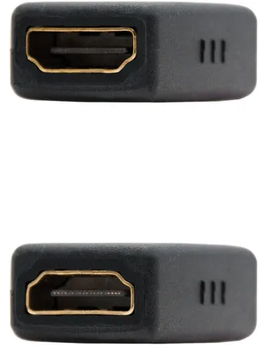 Nanocable Adaptador HDMI-A a HDMI-A Hembra/Hembra Negro