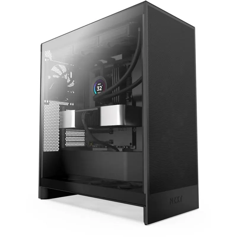 NZXT H7 Flow Torre ATX Cristal Templado USB 3.0 Negra