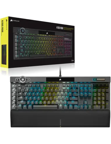 Corsair K100 RGB Teclado Mecánico Gaming Switch Óptico OPX Negro (Alemán)