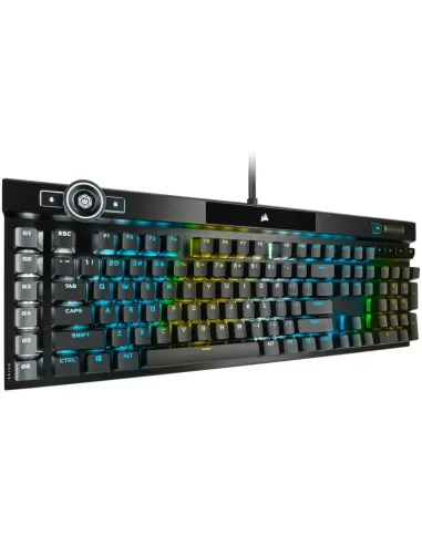 Corsair K100 RGB Teclado Mecánico Gaming Switch Óptico OPX Negro (Alemán)