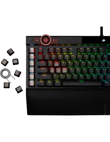 Corsair K100 RGB Teclado Mecánico Gaming Switch Óptico OPX Negro (Alemán)