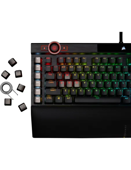 Corsair K100 RGB Teclado Mecánico Gaming Switch Óptico OPX Negro (Alemán)