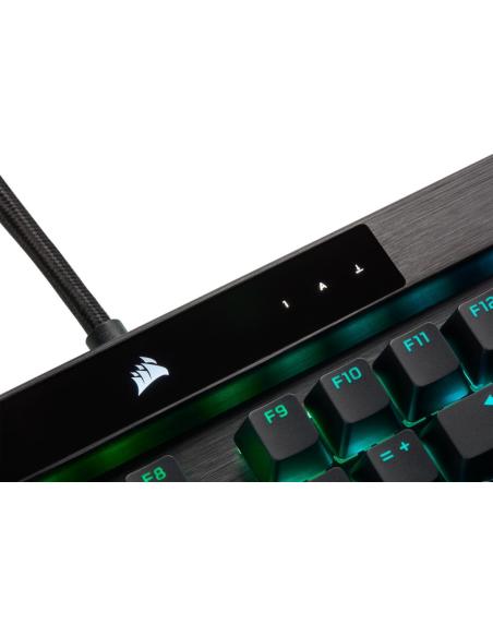 Corsair K100 RGB Teclado Mecánico Gaming Switch Óptico OPX Negro (Alemán)