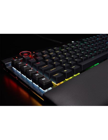 Corsair K100 RGB Teclado Mecánico Gaming Switch Óptico OPX Negro (Alemán)