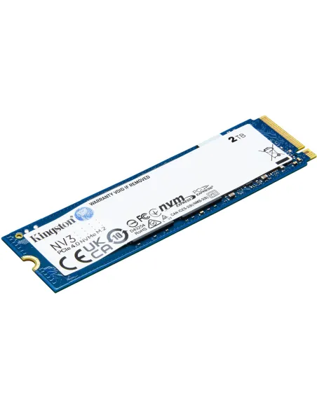 Kingston NV3 SSD 2TB M.2 2280 PCIe Gen4 NVMe 3D NAND