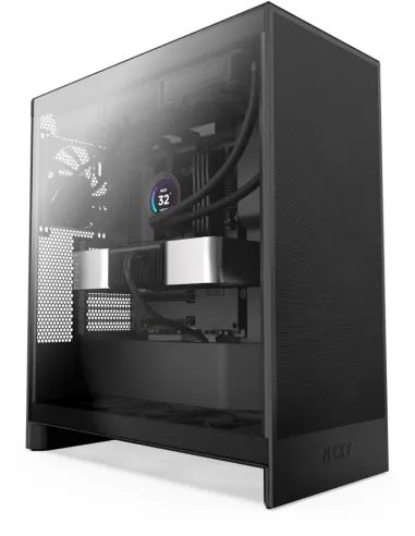 NZXT H7 Flow (2024) Cristal Templado USB 3.2 Negra