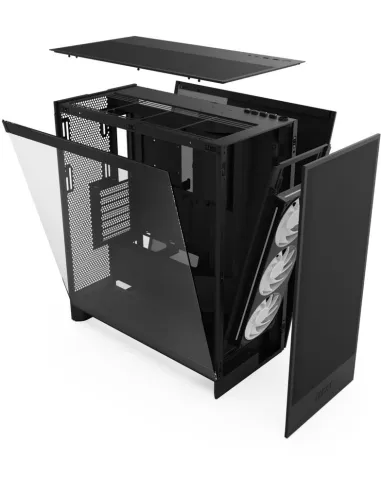 NZXT H7 Flow RGB (2024) Cristal Templado USB 3.2 Negra