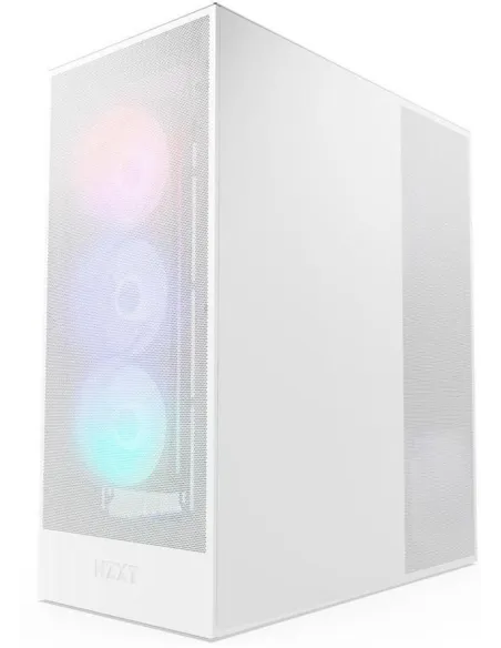 NZXT H7 Flow RGB (2024) Cristal Templado USB 3.2 Blanca