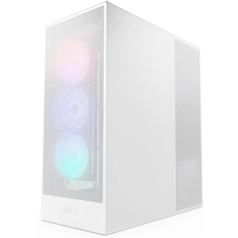 NZXT H7 Flow RGB (2024) Cristal Templado USB 3.2 Blanca